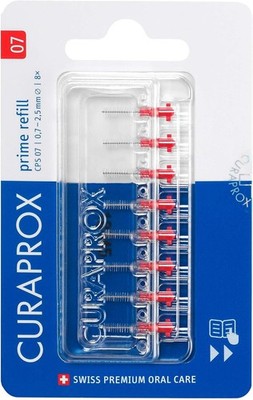 Curaprox Interdental Brush Refills CPS 07 Red 8pk