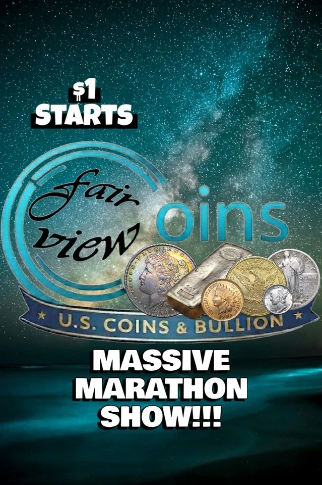 $1 Starts on US Coins, Silver, ETC (28th/June_2026)