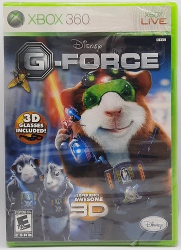 Disney’s G-Force Microsoft Xbox 360  Brand New Factory Sealed Video Game 2009