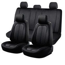 For Nissan Auto Car Seat Covers Full Set Premium Cloth Front Rear Set Protectors