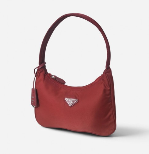 PRADA Red Re-Edition 2000 Shoulder Bag Mini RED Nylon Tessuto