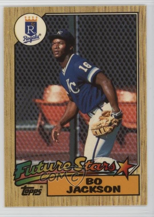 1987 Topps Future Stars Tiffany Bo Jackson #170 14mw