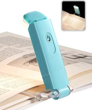 USB Rechargeable Book Light for Reading in Bed, LED Book Reading Lights with Cli