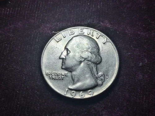 1969-D Washington Quarter — photo from the most recent tracked eBay sale