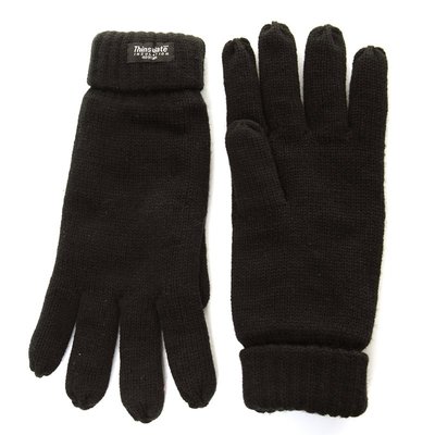 Herren Thinsulate Strickhandschuhe schwarz Einheitsgröße