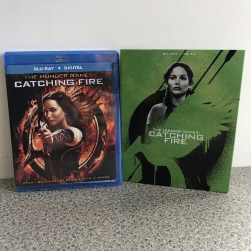 THE HUNGER GAMES: Catching Fire (Blu-Ray, Digital, 2022) with NEW RARE Slipcover - Picture 3 of 4