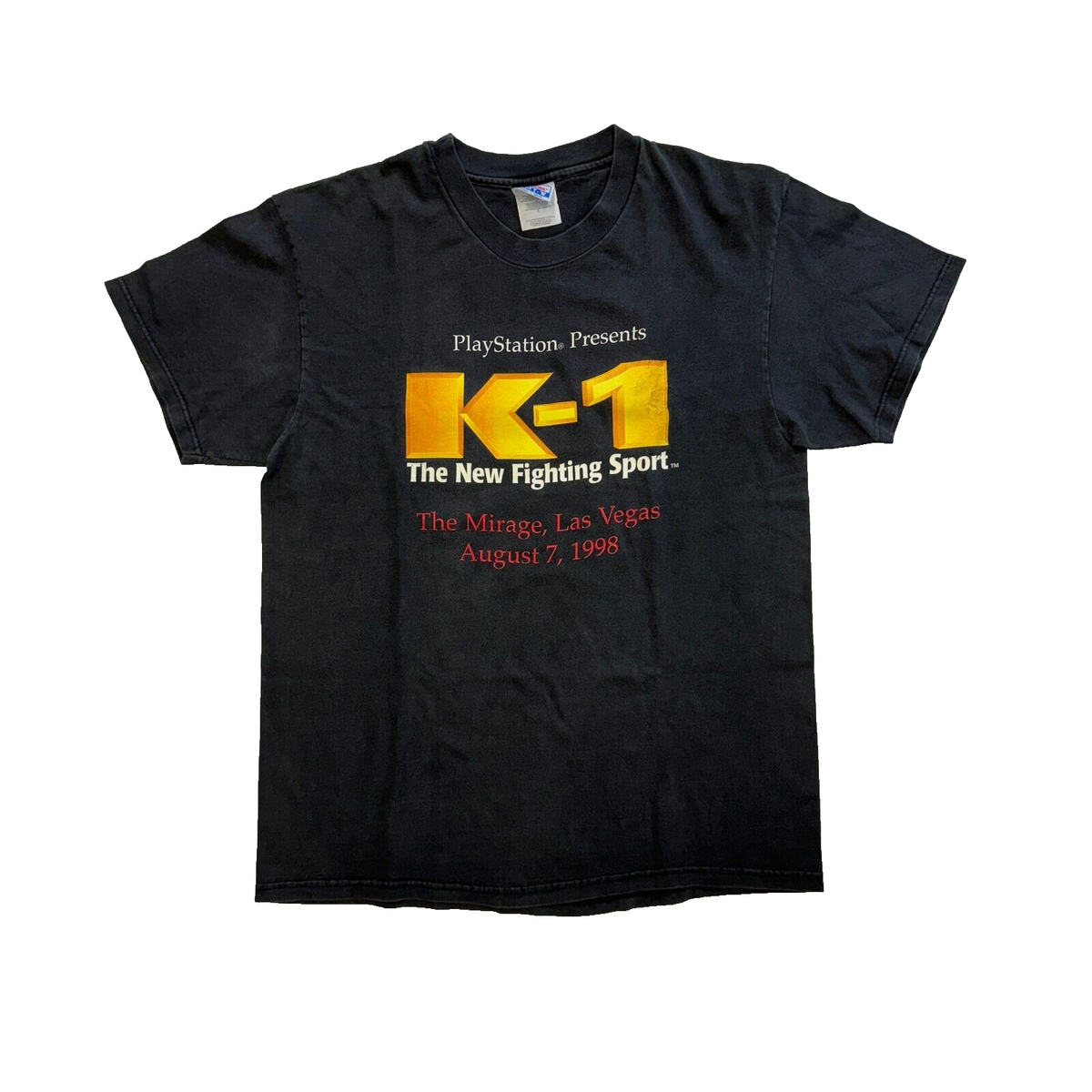 Vintage T-shirt 90s PlayStation K-1 The New Fighting Sport Size