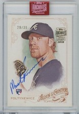 2019 Topps Archives Signature Series #270 Mike Foltynewicz 29/30 Allen & Ginter