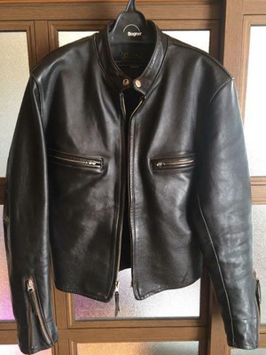 horsehide bomber jacket