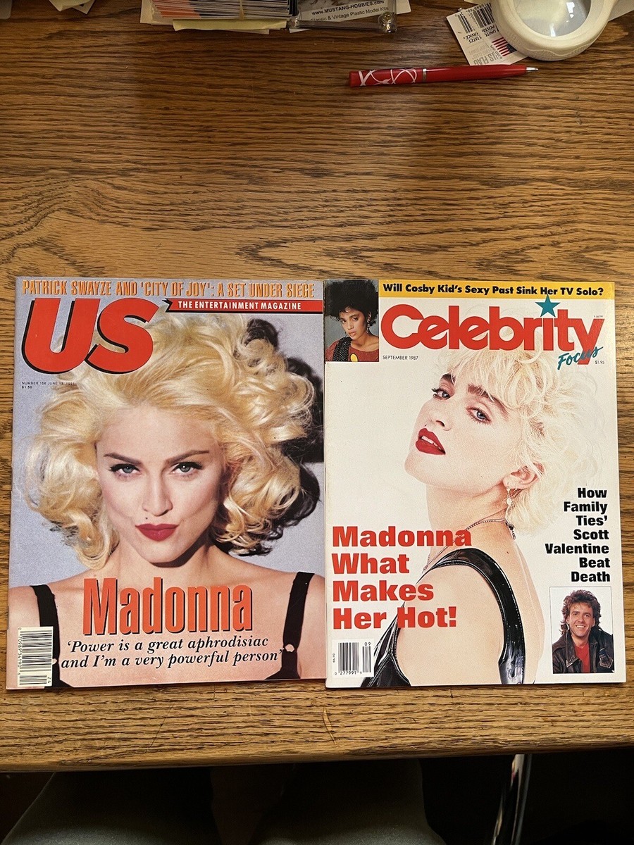マドンナ　表紙 + 特集　Celebrity Focus (1987)　雑誌 マドンナ 表紙 + 特集 Celebrity Focus (1987) 雑誌 - メルカリ
