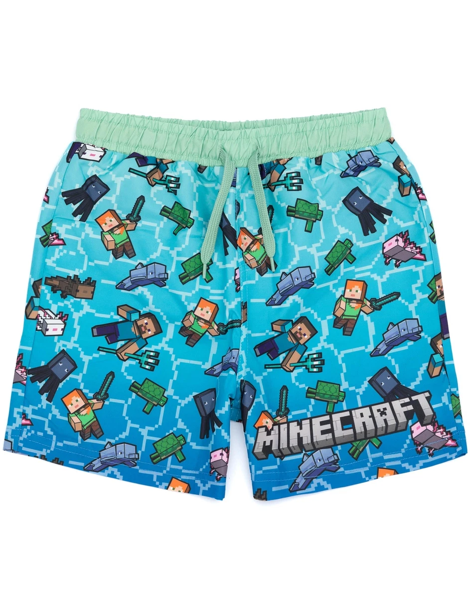 Minecraft swimming best sale shorts