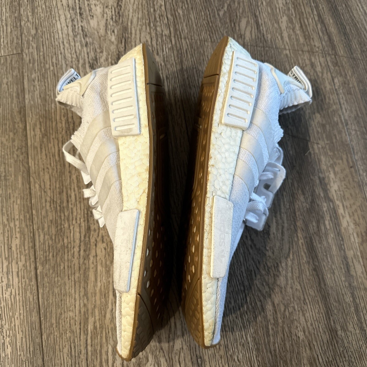 adidas gazelle silver green womens Adidas NMD R1 White Gum (2018/2020) main image 1
