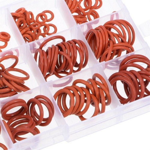 225pcs Silicone Rubber O-Ring Assortment Kit Metric VMQ Gasket Seal Red - Picture 6 of 6