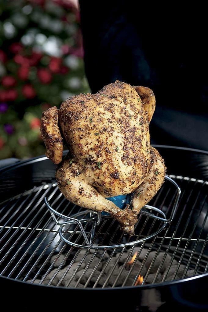 Barbecue Beer Can Chicken Holder Weber Weber BBQ Chicken Poultry