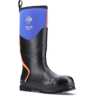 Muck Boot Chore Max S5 blau Gummi Stahlkappe/Zwischensohle Sicherheit Gummistiefel