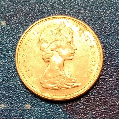 Canada 1973 One Cent Coin Queen Elizabeth II