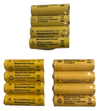 Exquisite Selebrity Solar Light 4-Pack AA Rechargeable 300mAh 600mAh 800mAh Ni-C