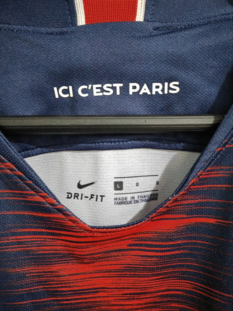 Maillot PSG 2018/2019 Nike - Kylian Mbappé - Homme Taille XL - Collectors