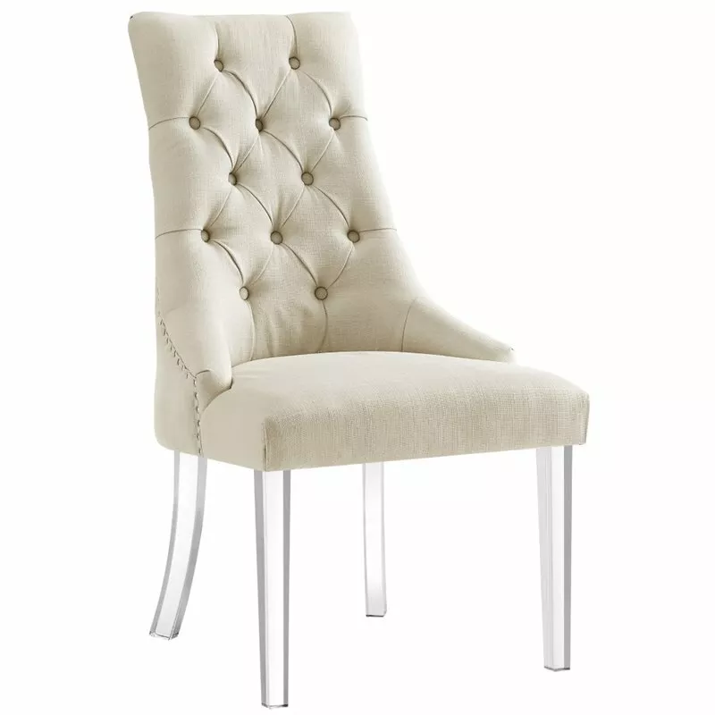 Acrylic leg dining chairs sale
