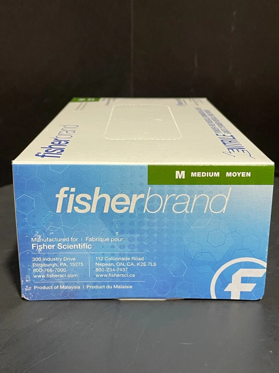 Fisher Scientific Nitrile Exam Gloves Medium 1000 Gloves eBay