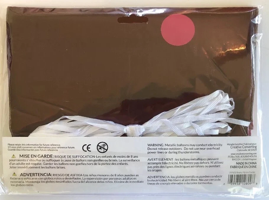 Horse Balloons Horseshoe White Pink Gingham Heart Ribbon Dots Brown Equestrian - Image 3 of 4