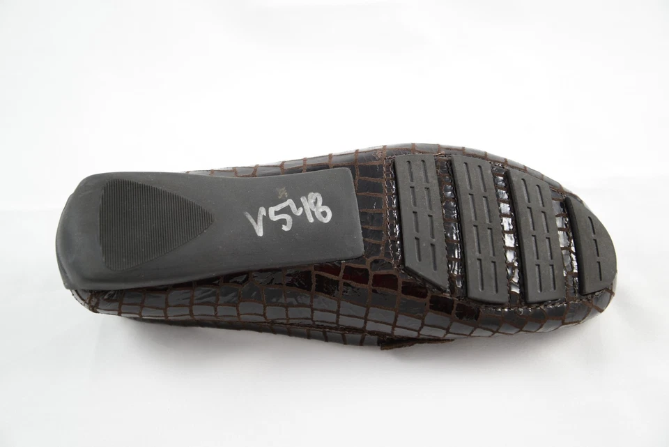 Mocasines italianos de cuero negro Vaneli para mujer talla 6,5 Foto 4 de 4