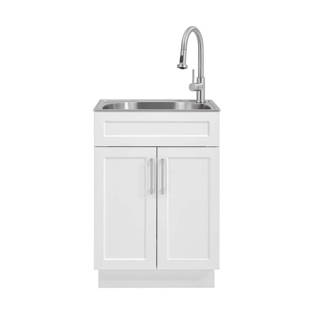 All in one utility sink and cabinet online