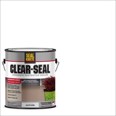 Clear-Seal, Gloss Sealer, Gallon. For coated and uncoated horizontal surfaces