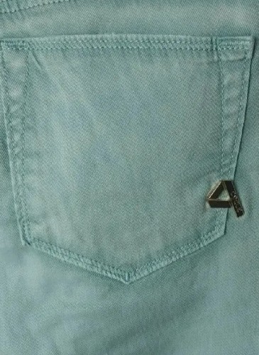 pantaloni da donna estivi cotone cycle jeans elasticizzati vita bassa skinny 41 - Foto 9 di 11