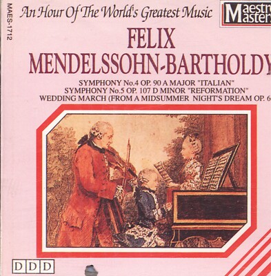 London Symphony Orchestra - Mendhelssohn - Symphonies 4 And 5 CD