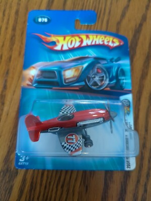 2004 Hot Wheels First Editions 76/100 Madd Propz Red Airplane Plane Sealed New