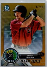 2018 Bowman Chrome Scouts Top 100 Gold Refractor /50 Pavin Smith #BTP-38