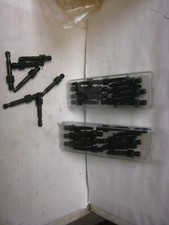 24 OMEGA TECH No.7 AIRCRAFT Drill Bits Threaded Shank 1/4-28 2 x 12 Packs USA