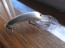 Older USA Made Balsa Diving Smoo #2,SM2,2",#GSH,Grey Shad