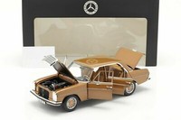 Mercedes Benz 200 W115 1968-1973 Norev 1:18 Gold Metall Modellauto