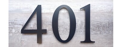 12'' Black Number, Building Number, House Numbers, New House Gift