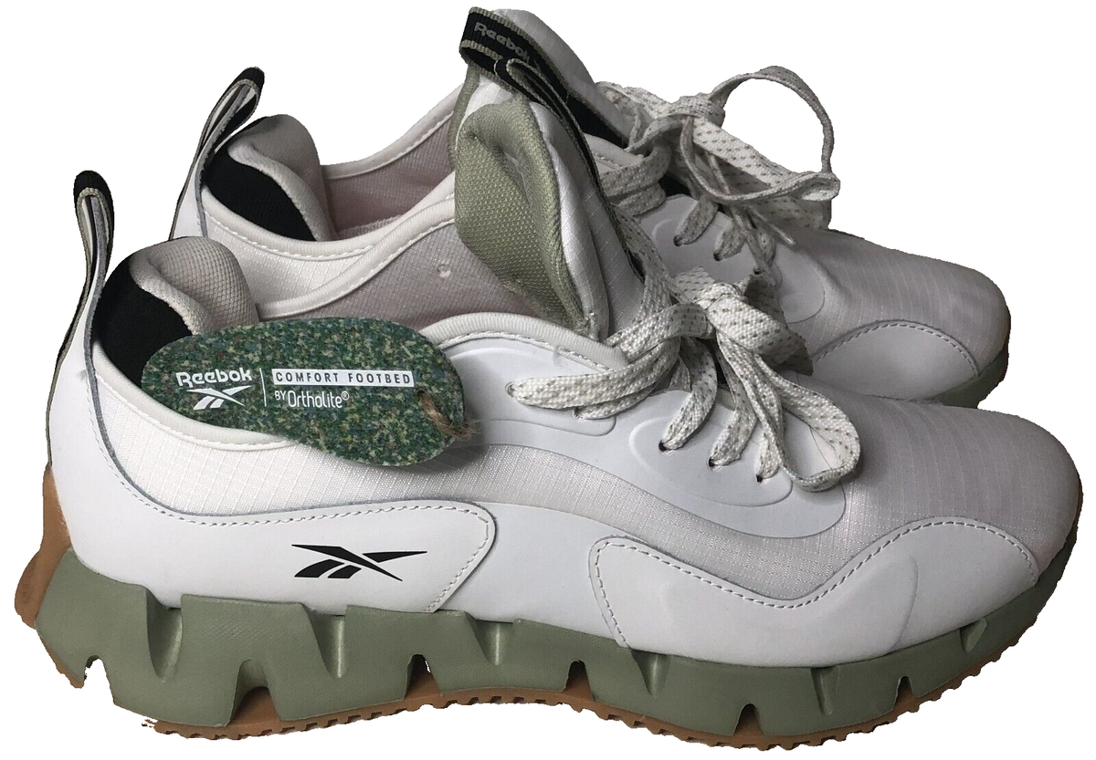 Reebok Comfort Footbed by Ortholite Sneakers White & Green  display picture 3
