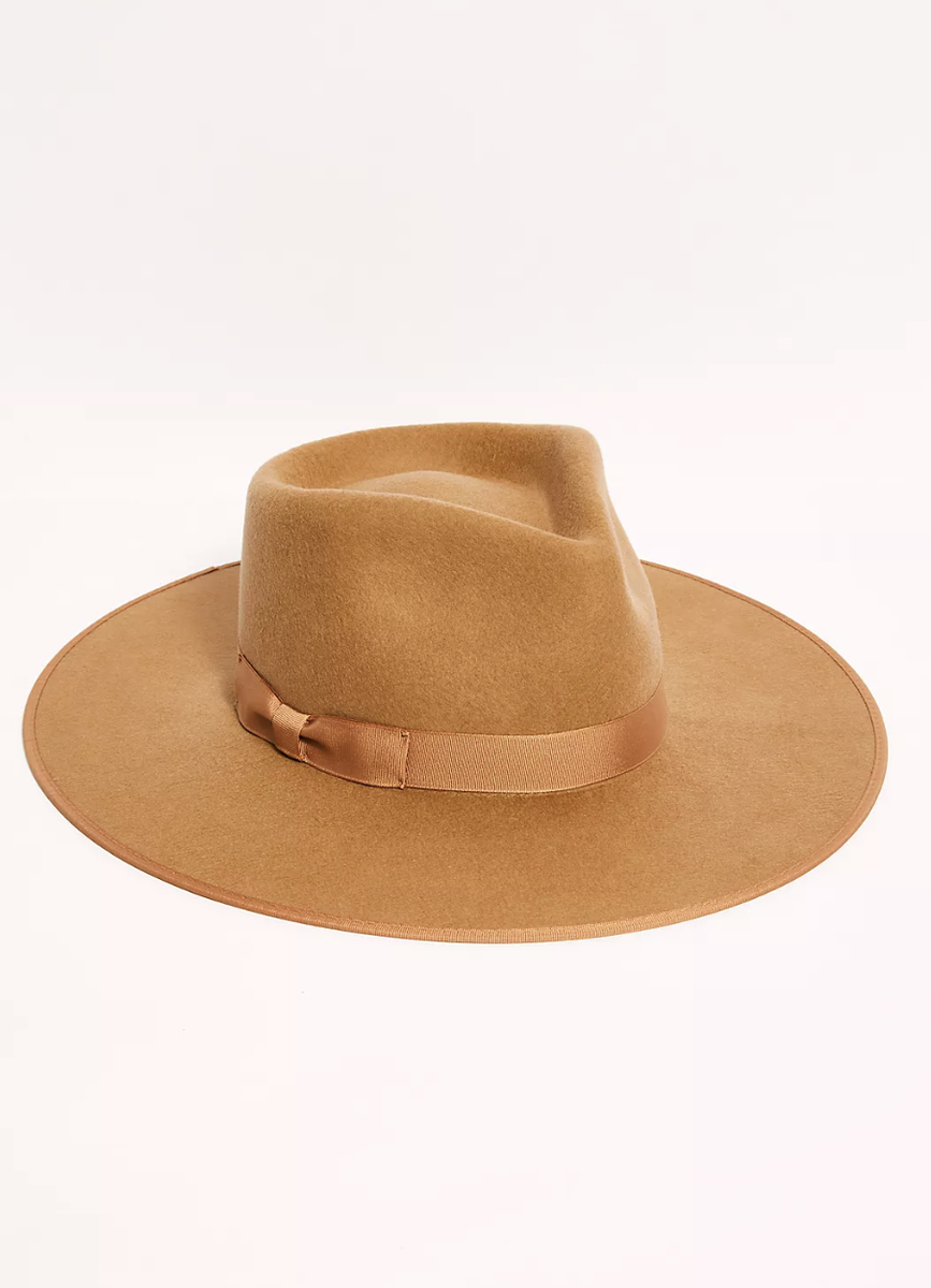 Free People Lack of Color Teak Rancher Felt Hat Size Small  display picture 2