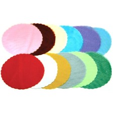 50x VELO VELI DI FATA TULLE ORGANZA TONDO VELETTI BOMBONIERE FAI DA TE CONFETTI