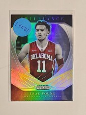 2021-22 Panini Prizm Draft Picks Trae Young Brilliance Silver Prizm