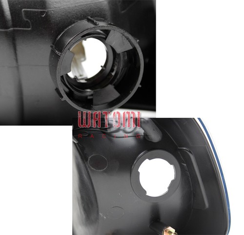97-03 FORD F-150/97-02 EXPEDITION CRYSTAL HEAD LIGHTS LAMP W/CORNER SIGNAL BLACK - Picture 4 of 4