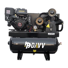 13HP Horizontal Gas-Powered Air Compressor 420CC Engine 30Gal Tank 180Psi 24Cfm