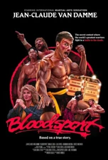 BLOODSPORT JEAN CLAUDE VAN DAMME POSTER #1 FREE SHIPPING