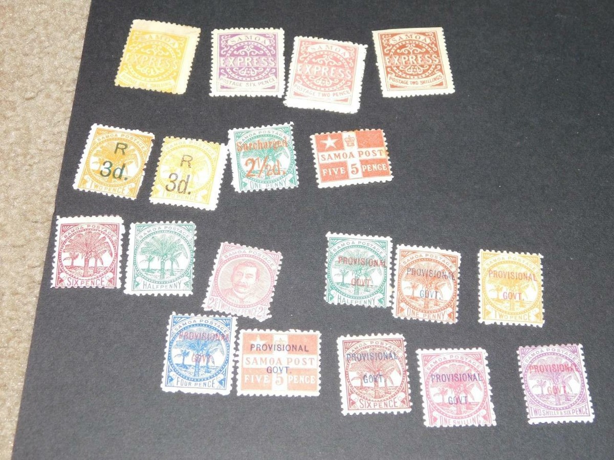 EARLY SAMOA INCLUDING SCOTT# 23, 31-38, ALL MINT HINGED | eBay
