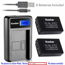 LP-E17 LC-E17 Battery or LCD USB Charger for Canon EOS M3 M5 M6 77D 750D 760D
