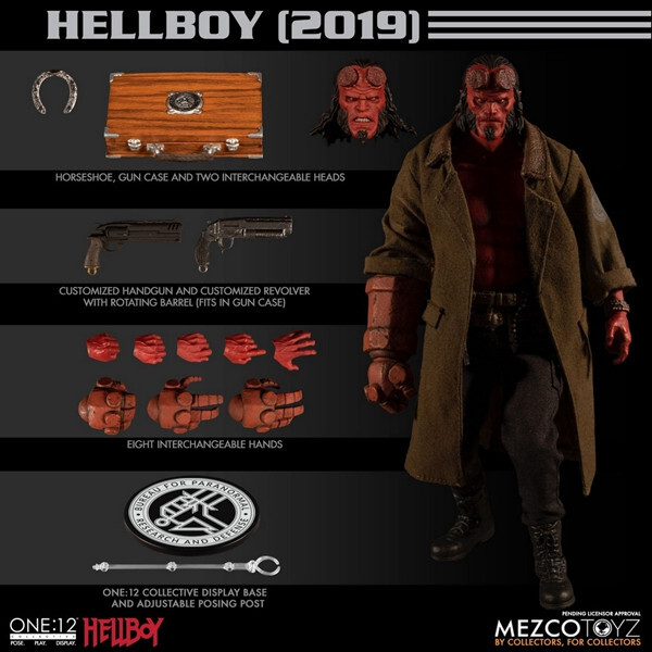 Mezco Toyz Hellboy 2019 1/12 Action Figures Collection 6'' IN