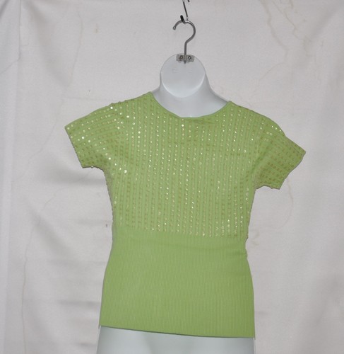 M by Marc Bouwer Beaded Bodice Sweater Size L-Green - Picture 2 of 2