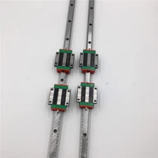 20mm Linear Rail Guide HGR20 L-350mm HIWIN HGW20CC Rail Block CNC Router Kit