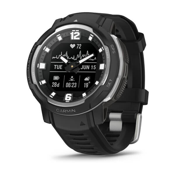 Garmin Instinct Crossover Rugged GPS Fitness Watch Black 010-02730-13