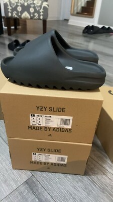 yzy slide onyx size 8